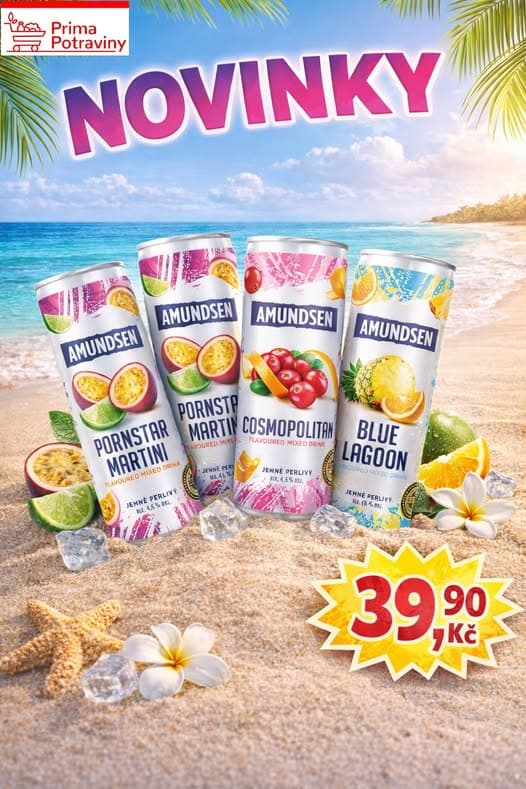 Amundsen míchané nápoje - více druhů